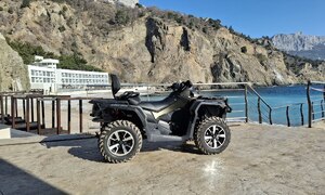 Прогулки на квадроцикле по морскому побережью